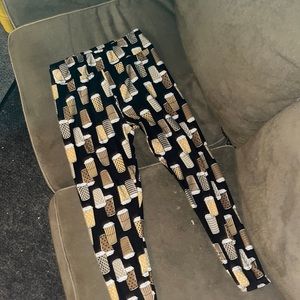 LuLaRoe coffee leggings